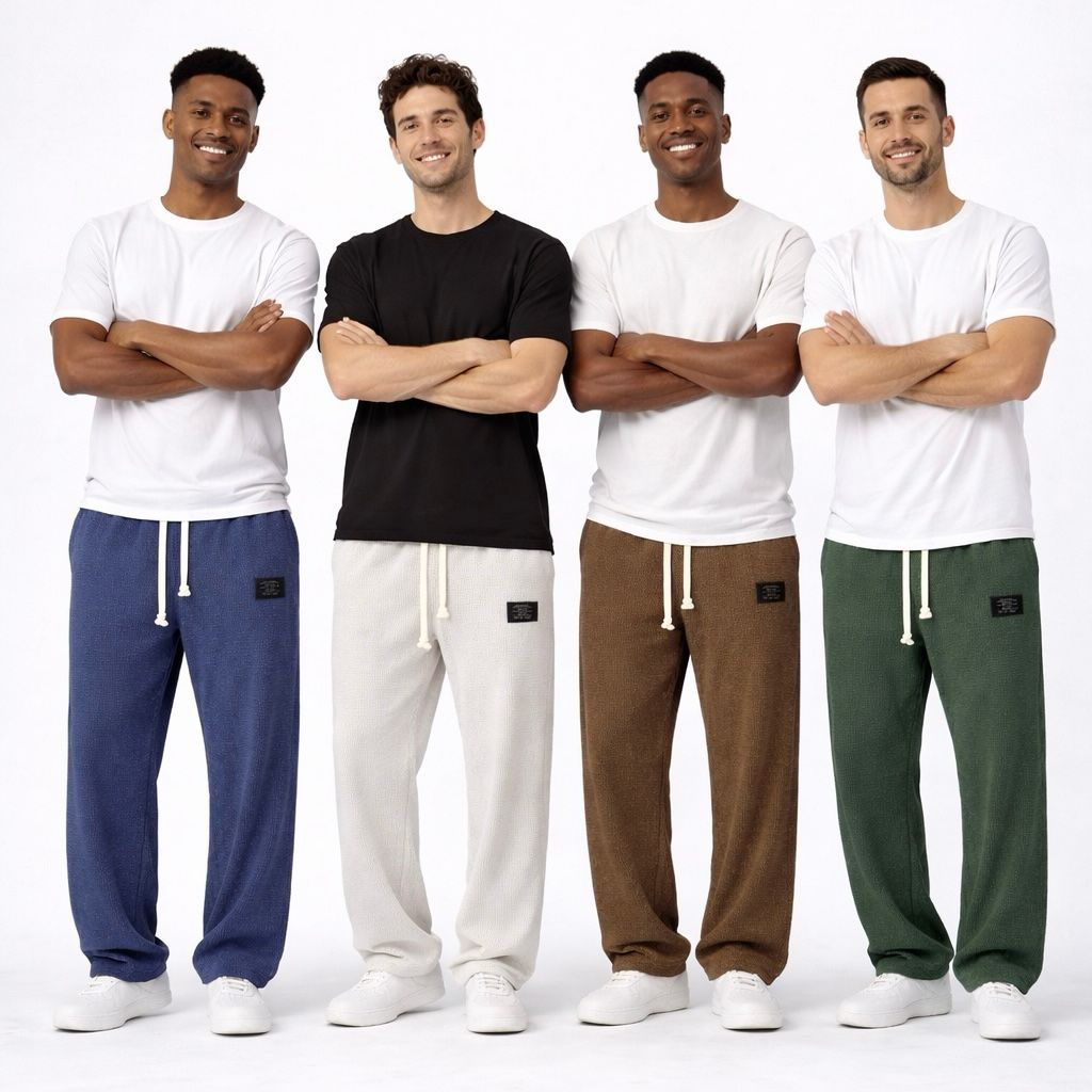 Pantalones de Corte Ancho Comfort – Ajuste en Cintura