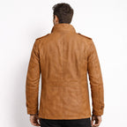 Chaqueta de Cuero Elegante para Hombre